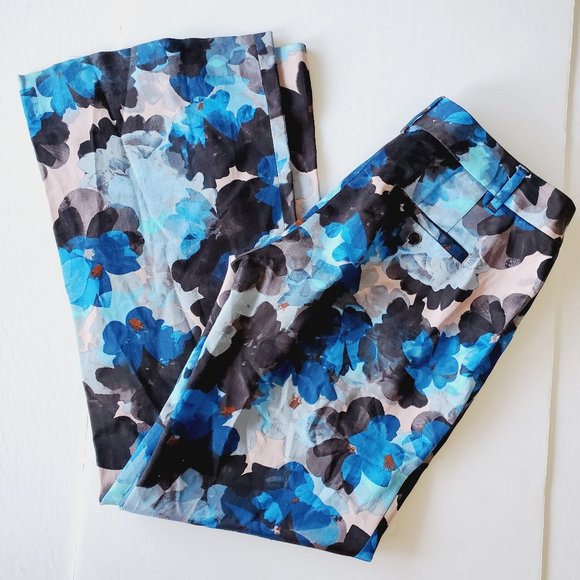 ANTHRO ELEVENSES Brighton Wide Leg Floral Pants - Picture 9 of 9